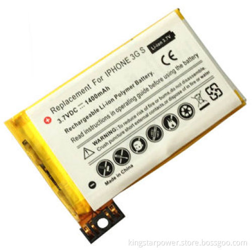 Mobile Phone Battery for iPhone 3S/APN 616-0431 616-0432 616-0433 616-0434 616-0435/1,400mAh Li-poly